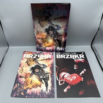 BOOM! Studios BRZRKR #7 (2022) lot of 3 - Includes Foil Variant - Keanu Reeves