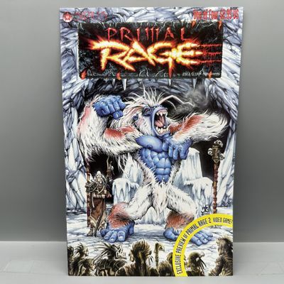 Sirius Entertainment Primal Rage #1 (1994) - Atari Video Game Tie-in - Dark One cover - Primal Rage 2 Preview