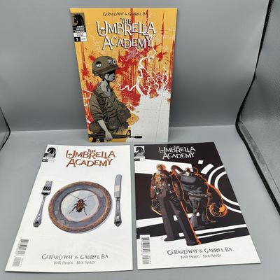 Dark Horse Comics The Umbrella Academy: Dallas #5 (2008) and Hotel Oblivion #1-2 (2018) - Gerard Way & Gabriel Ba