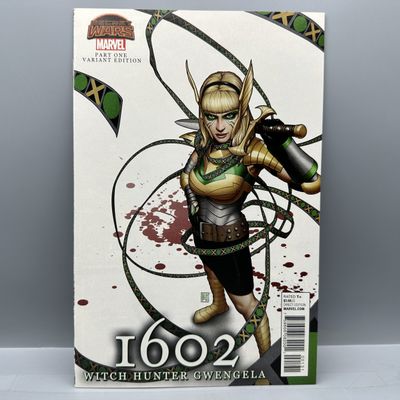 2015 Marvel Comics 1602: Witch Hunter Angela #1 - Gwen Stacy Gwengela Variant - John Tyler Christopher cover art