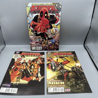 Marvel Comics Deadpool #1, 3, & 3.1 (2016) - 1st appearance of Masacre
