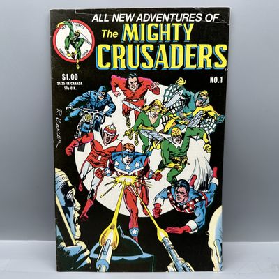 1983 Red Circle Comics All New Adventures of The Mighty Crusaders #1 - Premiere issue of Red Circle revival - Rich Buckler art and script