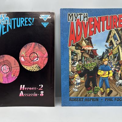 1984 WaRP Graphics and Airship Entertainment Myth Adventures! #3 & 2007 Collected Edition - Phil Foglio and Tim Sale art