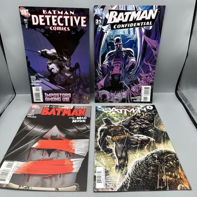 (4) DC Comics Batman Comic Books - Including Detective Comics #867 (2010), Batman Confidential #31 (2009), Batman and the Mad Monk #5...