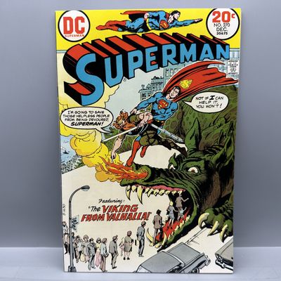 1973 DC Comics Superman #270 - The Viking From Valhalla! - Curt Swan and Murphy Anderson art