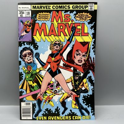 Marvel Comics Ms. Marvel #18 (1978) - 1st full appearance of Mystique - Dave Cockrum cover art