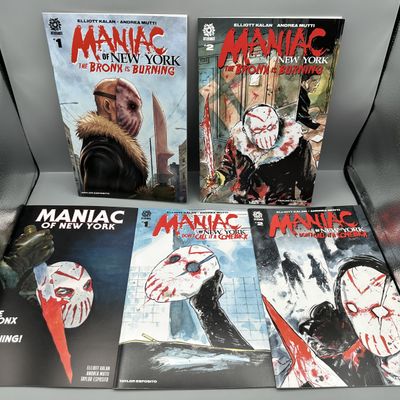 AfterShock Comics Maniac of New York: The Bronx is Burning #1-2 and Maniac of New York: Don't Call It a Comeback #1-2 (2021-2023) -...