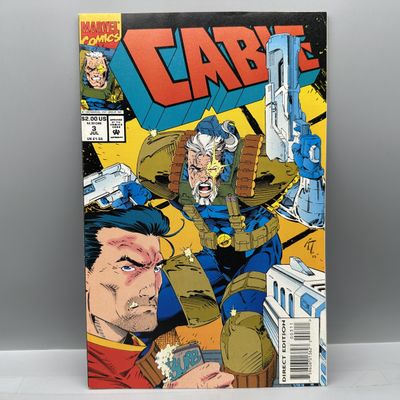 1993 Marvel Comics Cable #3 - Early solo series issue - Fabian Nicieza story - Art Thibert cover