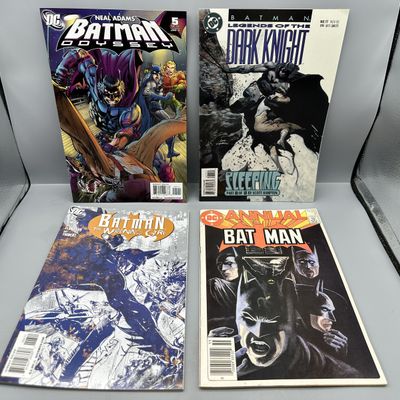 (4) DC Comics Batman Comic Books - Including Odyssey #5, Legends of the Dark Knight #77, The Widening Gyre #6, and Annual #9 (1985-2011)...