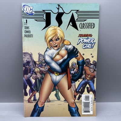 2005 DC Comics JSA Classified #1 - Series premiere - Amanda Conner cover - Power Girl: Identity story arc