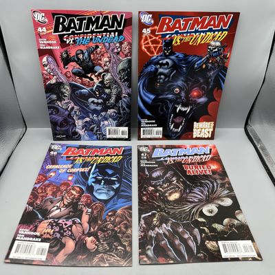 2010 DC Comics Batman Confidential #44-47 - Complete 4-part Vs. The Undead story arc - Tom Mandrake art