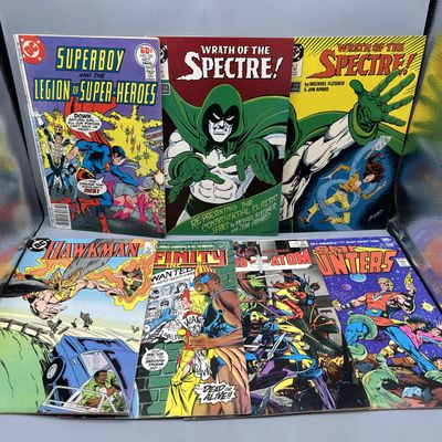 (7) DC Comic Books - Including Star Hunters #1, Wrath of the Spectre #1-2, and Superboy #232 - Art by Mike Grell, Jim Aparo, and Gil Kane