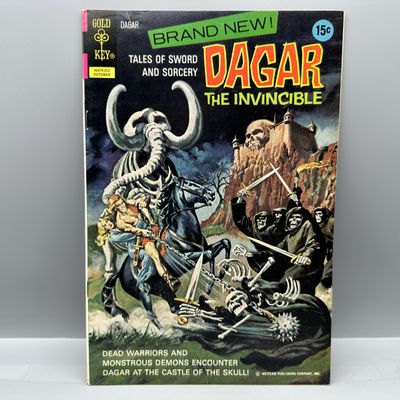 1972 Gold Key Dagar the Invincible #1 - First issue of the series - Jesse Santos art