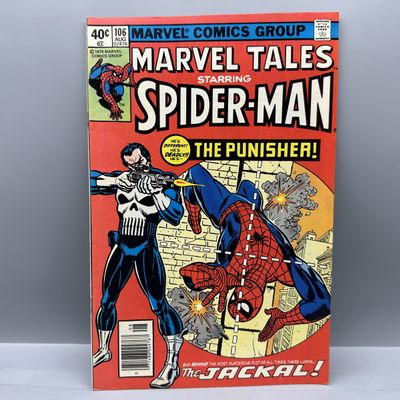 1979 Marvel Comics Marvel Tales Starring Spider-Man #106 - Reprint of Amazing Spider-Man #129 - 1st appearance of The Punisher and The...