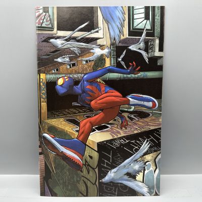 Marvel Comics Spider-Man #7 (2023) - Second Printing Ramos Variant Edition - 1st full appearance of Spider-Boy (Bailey Briggs)