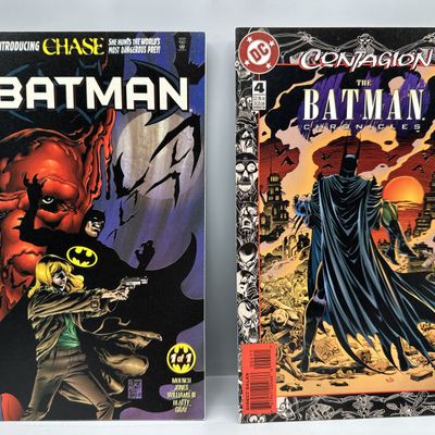 1998 DC Comics Batman #550 & 1996 The Batman Chronicles #4 - 1st appearance of Cameron Chase & 1st Full Hitman Story - Kelley...