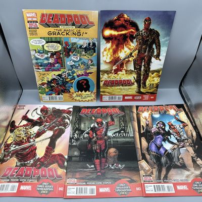 Marvel Comics Deadpool #40, 41, 42, 43 & 44 (2015) - Death of Deadpool Countdown