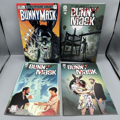 AfterShock Comics Bunny Mask lot of 4 including issues #2, 3, 4 (2021) and The Hollow Inside #1 Variant (2022)