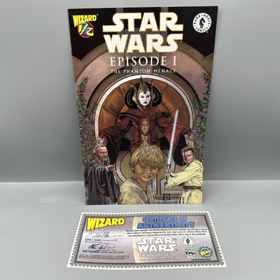 Dark Horse Comics Star Wars: Episode I - The Phantom Menace #1/2 (1999) - Wizard Mail-Away Exclusive with COA - Timothy Bradstreet cover