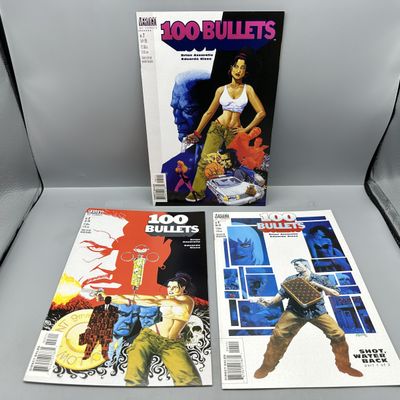 1999 Vertigo DC Comics 100 Bullets #2, #3, and #4 - Brian Azzarello and Eduardo Risso