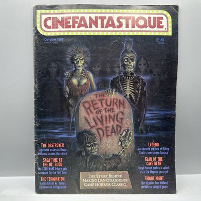 1985 Frederick S. Clarke Cinefantastique #Vol 15 No 4 - The Return of the Living Dead cover - Star Wars trilogy screening report