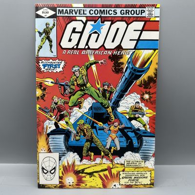 Marvel Comics G.I. Joe: A Real American Hero #1 (1982) - 1st appearance of Snake-Eyes, Scarlett & Cobra Commander - Herb Trimpe art