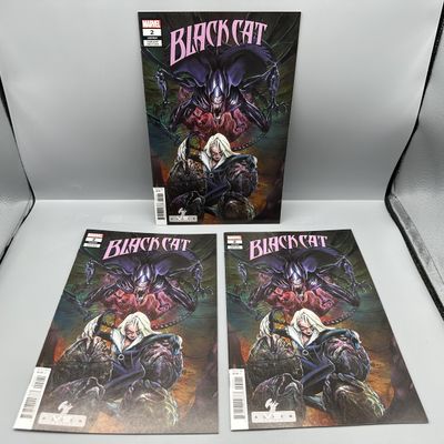 Marvel Comics Black Cat #2 (2021) lot of 3 - Peach Momoko Alien Variant