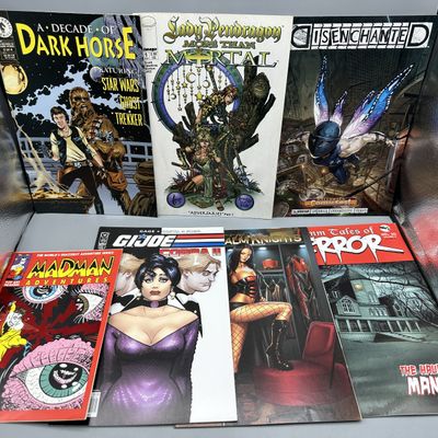 (7) Mixed Publishers Comic Books (1993-2016) - A Decade of Dark Horse #2 Star Wars and Madman Adventures #4 Hero Premiere