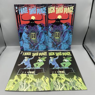 Image Comics I Hate This Place #1-2 (2022) - Standard and Explicit Variants - 1st appearances of Trudy and Gabby