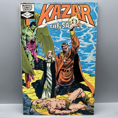 1982 Marvel Comics Ka-Zar the Savage #12 - 1st appearance of Belasco - Blank Panel Page 10 Printing Variant - Brent Anderson art