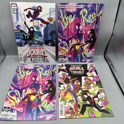 Marvel Comics Peter Parker & Miles Morales: Spider-Men Double Trouble #1, #2 (x2) & #3 (2023)