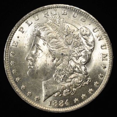 Sale Photo Thumbnail #63: 1884-O MORGAN DOLLAR CH BU