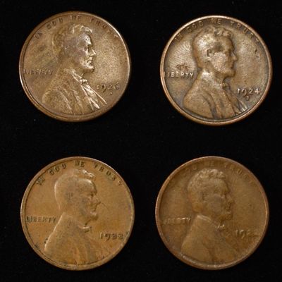 Sale Photo Thumbnail #180: 8 NICE EARLY SEMIKEY WHEAT CENTS