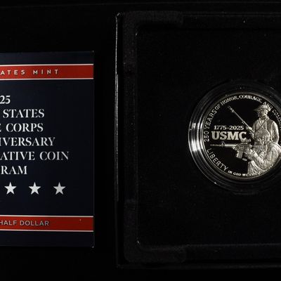 Sale Photo Thumbnail #345: 2025-S 50C COMMEM USMC PROOF