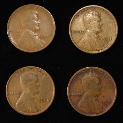 Sale Photo Thumbnail #179: 8 NICE EARLY SEMIKEY WHEAT CENTS