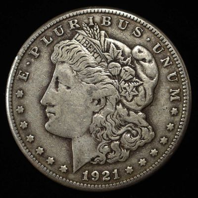 Sale Photo Thumbnail #83: 1921-S MORGAN DOLLAR