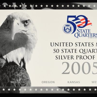 Sale Photo Thumbnail #264: 2005 US STATE QUARTERS SILVER PROOF SET