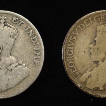 Sale Photo Thumbnail #130: (4) 92.5% SILVER CANADIAN 25 CENTS