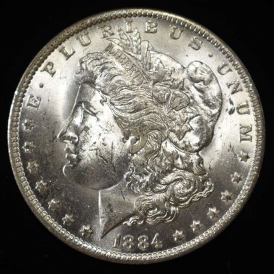 Sale Photo Thumbnail #390: 1884-O MORGAN DOLLAR BU
