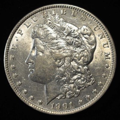 Sale Photo Thumbnail #78: 1901 MORGAN DOLLAR AU/BU