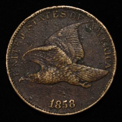 Sale Photo Thumbnail #152: 1858 FLYING EAGLE CENT XF
