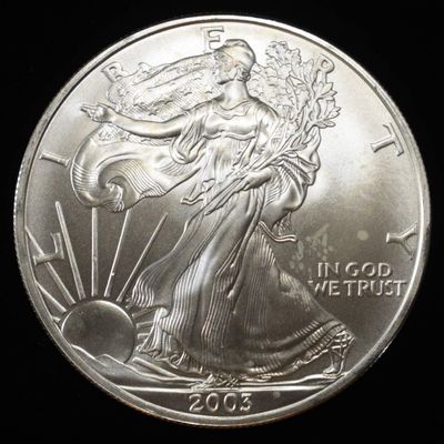 Sale Photo Thumbnail #227: 2003 AMERICAN SILVER EAGLE
