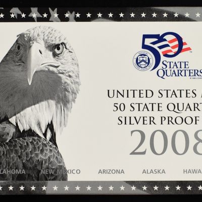 Sale Photo Thumbnail #273: 2008 US STATE QUARTERS SILVER PROOF SET