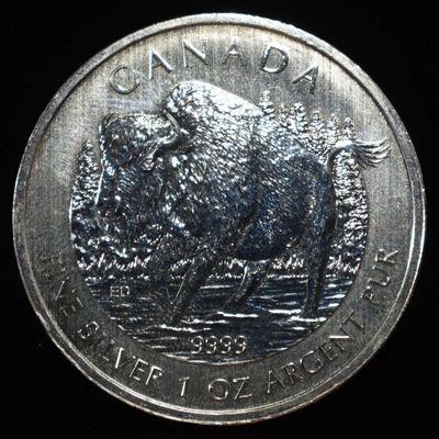 Sale Photo Thumbnail #404: $5 CANADA 1 OZ .999 SILVER ROUND