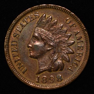 Sale Photo Thumbnail #176: 1898 INDIAN HEAD CENT GEM BU BR