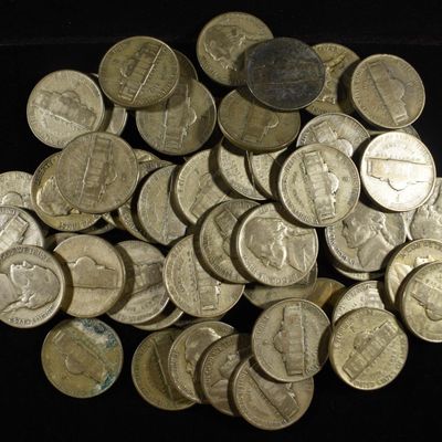 Sale Photo Thumbnail #117: (50) WAR NICKELS