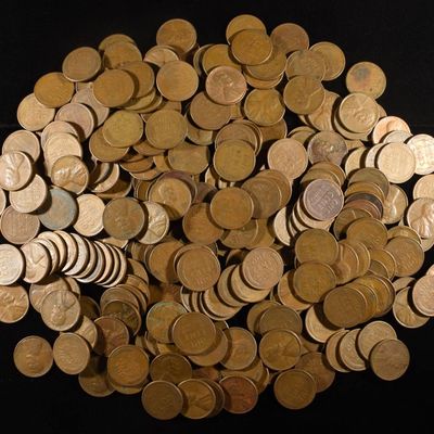 Sale Photo Thumbnail #373: (250) 50'S 'S' WHEAT CENTS