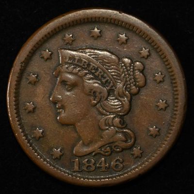 Sale Photo Thumbnail #29: 1846 LARGE CENT XF