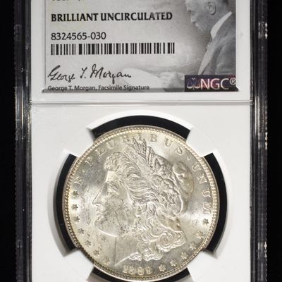 Sale Photo Thumbnail #9: 1889 MORGAN DOLLAR NGC BU