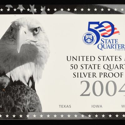 Sale Photo Thumbnail #262: 2004 US STATE QUARTERS SILVER PROOF SET